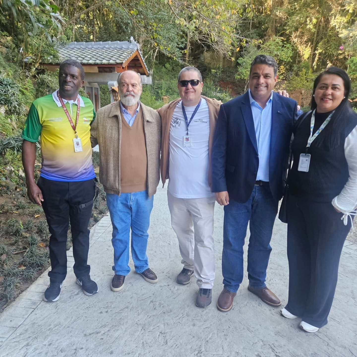 Paulo Rogério com autoridades de turismo