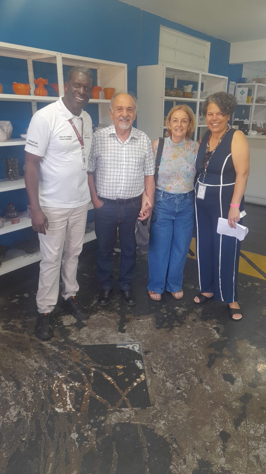 Paulo Rogério com Dr. Arthur e Guia Pinho